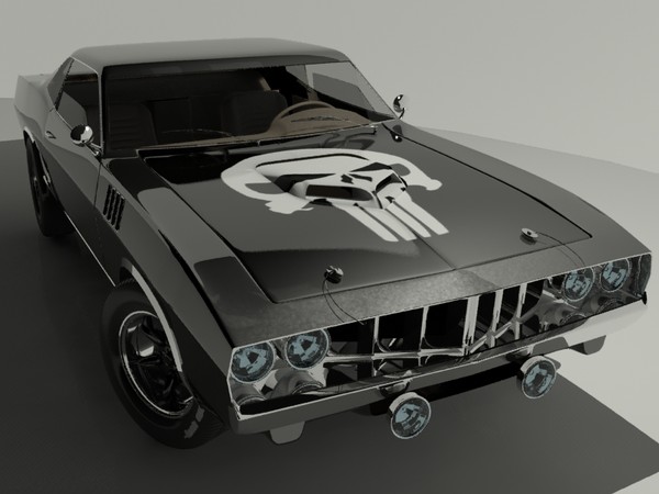barracuda plymouth hemi 3d model - Plymouth Barracuda hemi by ngluvakov